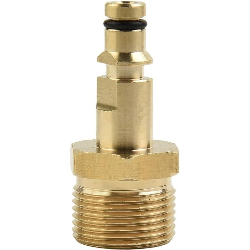 M22-adapter Für Hochdruckreiniger – Massives Messing – Schnellkupplung Der K-serie – Maximaler Druck 220 Bar – Einfache Montage