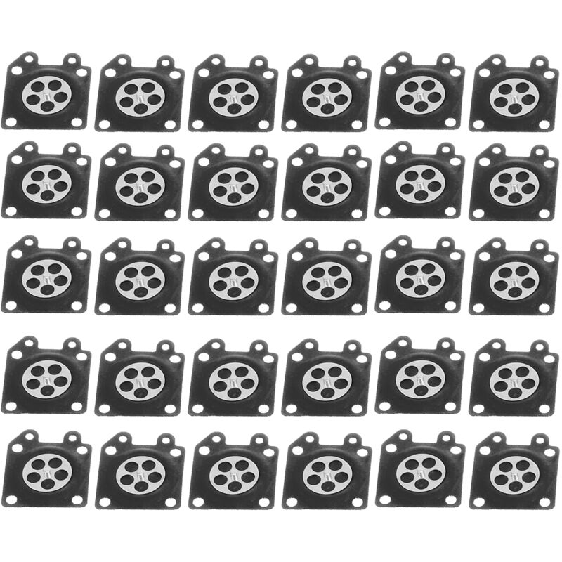 Jeffergarden 30-teiliges Set Vergasermembrandichtung Kettensägenzubehör Für Zama 2500/3800/4500/5200/5800