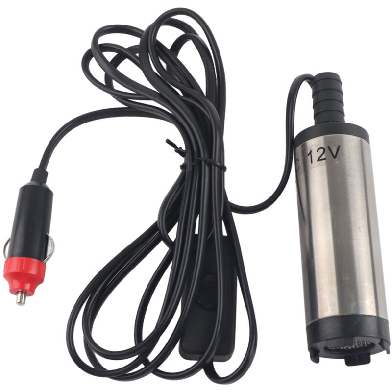 Jeffergarden 38mm Edelstahl-elektrowasserpumpe, Gleichstrom-ölförderpumpe Für Landwirtschaftsgeräte, 12v