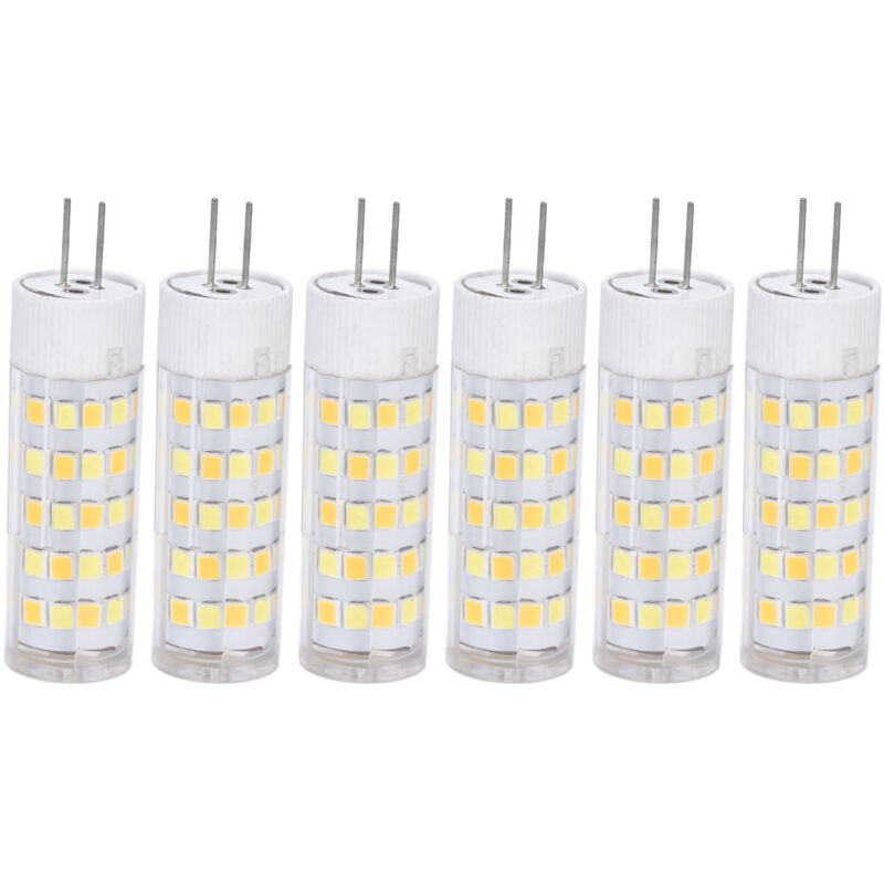 Jeffergarden 6er-pack G4-glühbirnen, 3 Farboptionen, 220 V, Kleine Decken- Und Wandleuchten Für Zuhause Und Büro, G4 7 W 64 Leds