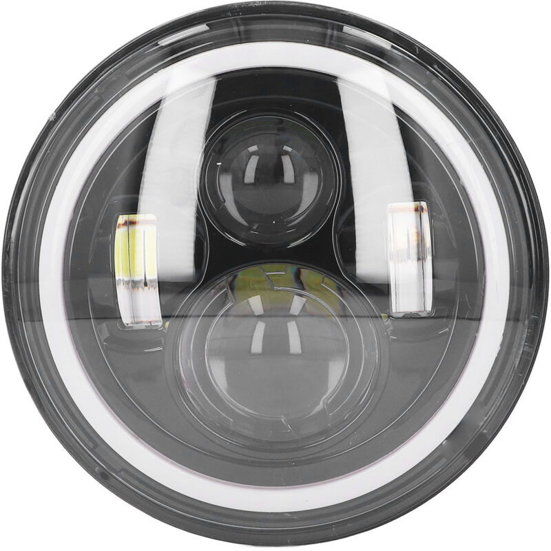 Jeffergarden 7-zoll 6000k Motorradscheinwerfer, Hochleistungs-universal-led-scheinwerfer, Hohe Helligkeit, Dc 9-36v Frontlicht