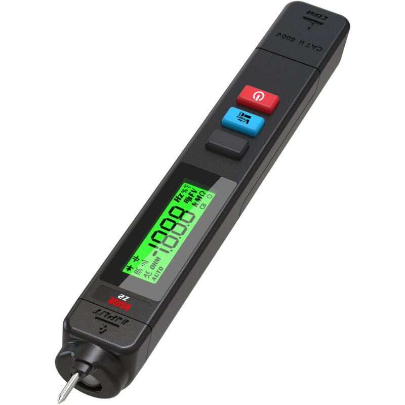 Jeffergarden Ac Bside Digitaler Spannungsprüfer, Lecksuchgerät, 0–300 V Prüfstift, Berührungsloser Durchgangsprüfer, Prüfung Stromführender Leitungen Mit Display