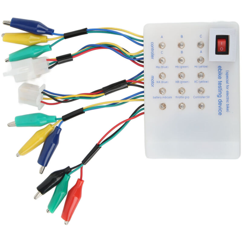 Jeffergarden Bürstenloser Motor-controller-tester, Für Elektroautos Und -roller, 24 V, 36 V, 48 V, 60 V, 72 V, Für Elektroautos Und Elektrofahrräder