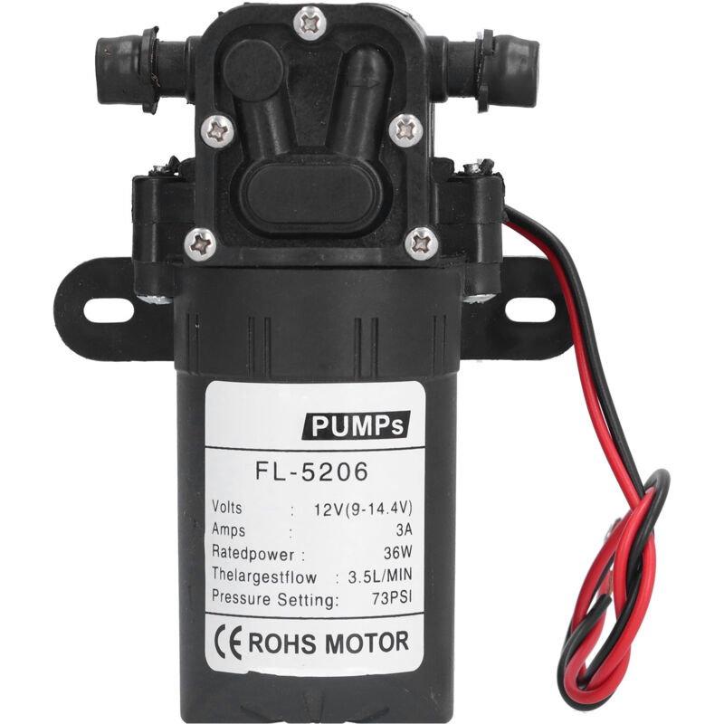 Jeffergarden Dc12v 36w 73psi Membranpumpe Mit Geradem Schlauch Für Elektrische Landwirtschaftsspritzen, Zubehör Für Gleichstrom-wasserpumpen