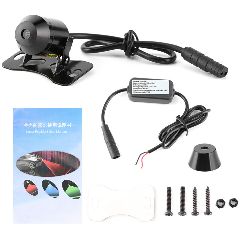 Jeffergarden Laser-nebelschlussleuchte 8v & 36v, Antikollisions-, Bremswarnleuchte Hinten Für Auto Und Motorrad (typ 1)
