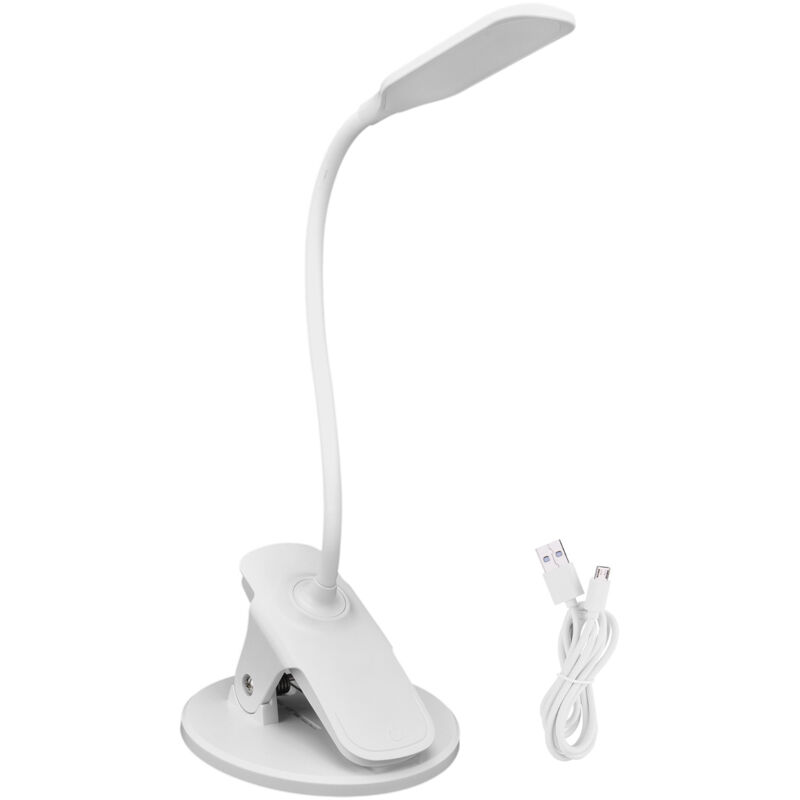 Jeffergarden Smart Eye Care Schreibtischlampe, Faltbare Nachtleselampe, Usb-betrieben, Klemmleuchte, Studentenwohnheimlampe