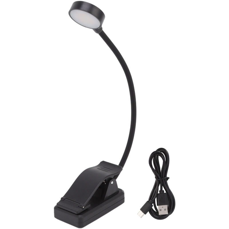 Jeffergarden Usb-wiederaufladbare Led-buchlampe, Klemmleuchte Für Den Schreibtisch, Dekorative Innenleuchte, Ideal Für Studentenwohnheim, Universität, Büro, Schlafzimmer Oder Wohnzimmer