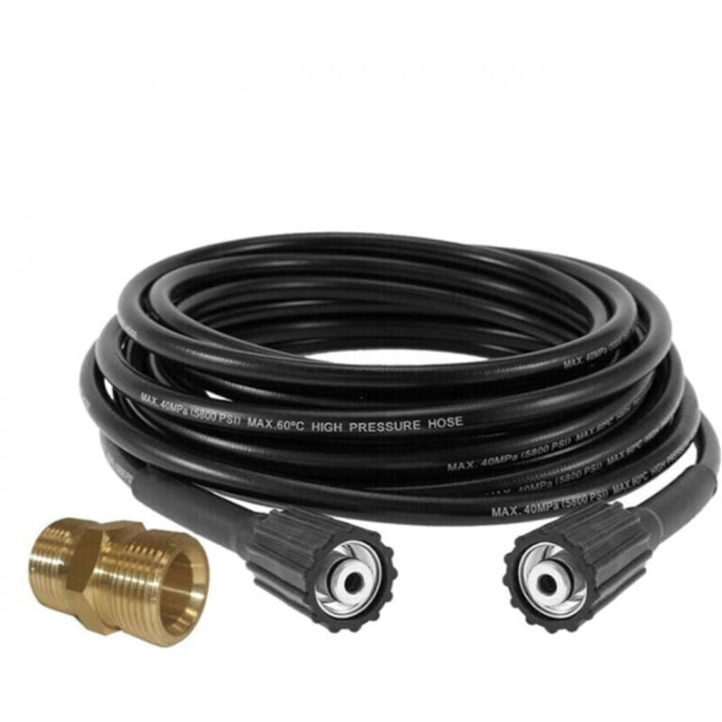 Ersatz-verlängerungsschlauch Für Hochdruckreiniger, 15,24 M (50 Fuß), 384 Bar (5800 Psi) Mit Hochleistungsadapter, Pvc-gummischlauch