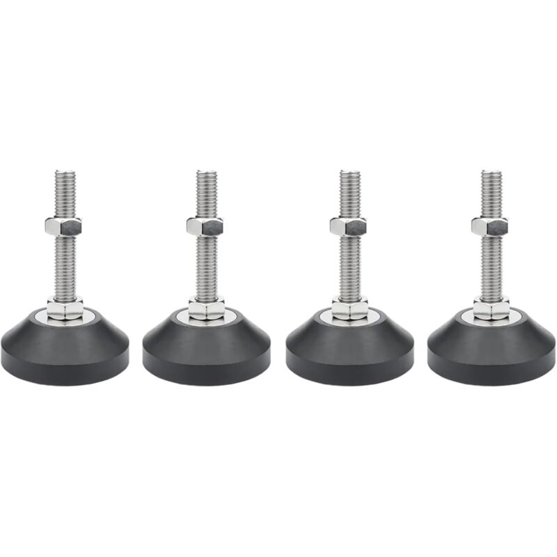 Möbel-nivellierfüße, 4 Stück M10 Höhenverstellfüße Für Tische, Stühle, Sofas, Werkbänke, Kommoden, Bänke, Schränke (d40×m10×50)