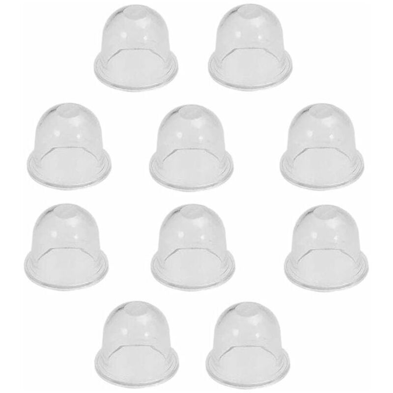 10 Stück Weiße Primer-ballenpumpe, Primer-ballen, Primer-pumpen-sockel, Vergaser-primerpumpe, Für Rasenmäher, Heckenschere, Benzinsäge.