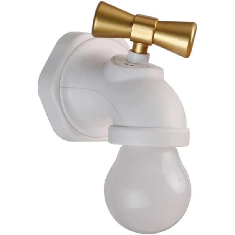 Kreativer Mini-nachttischhahn, Led-wand-nachtlicht, Innenbeleuchtung, Usb-ladewandlampe, Wandleuchte Mit Geräuschsteuerung