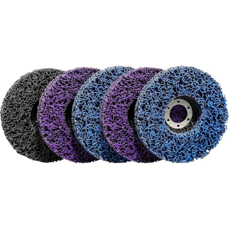 Csd 125-mm-nylon-reinigungsscheiben Für Winkelschleifer – Zum Entfernen Von Rost, Schweißnähten, Farbe Und Oxidation