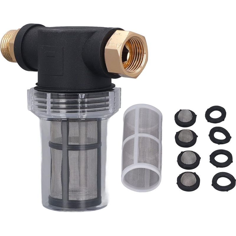 Gartenschlauchfilter Für Hochdruckreiniger-wasserzulauf, 3/4"-rohrfilter, Sedimentwasserfilter