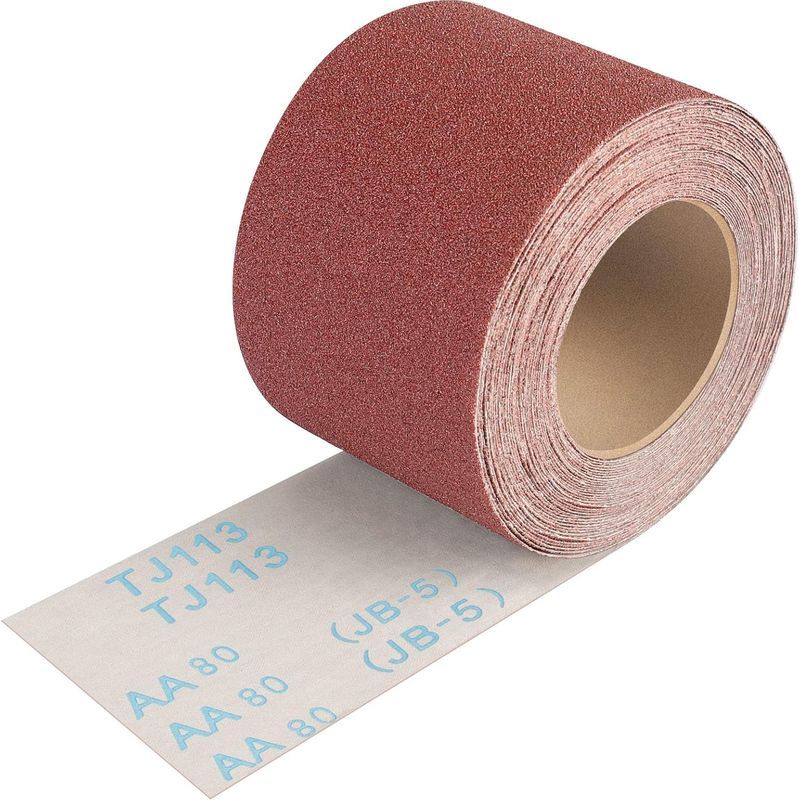 Schleifpapierrolle, Körnung 80, 93 Mm X 10 M, Gewebeverstärkt, Nassschleifpapier Für Metall Und Holz