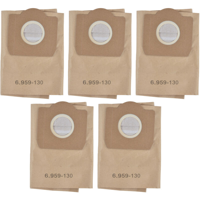 Jeffergarden 5-teiliges Staubbeutel-set Für Kärcher Staubsauger 6.959-130.0 Wd3200 Wd3300 Wd3500