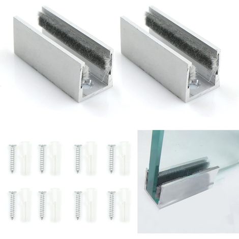 Führungsschiene Für Glasschiebetüren – Bodenrolle, Zubehör Für Rahmenlose Glasschiebetürsysteme, 2 Stück