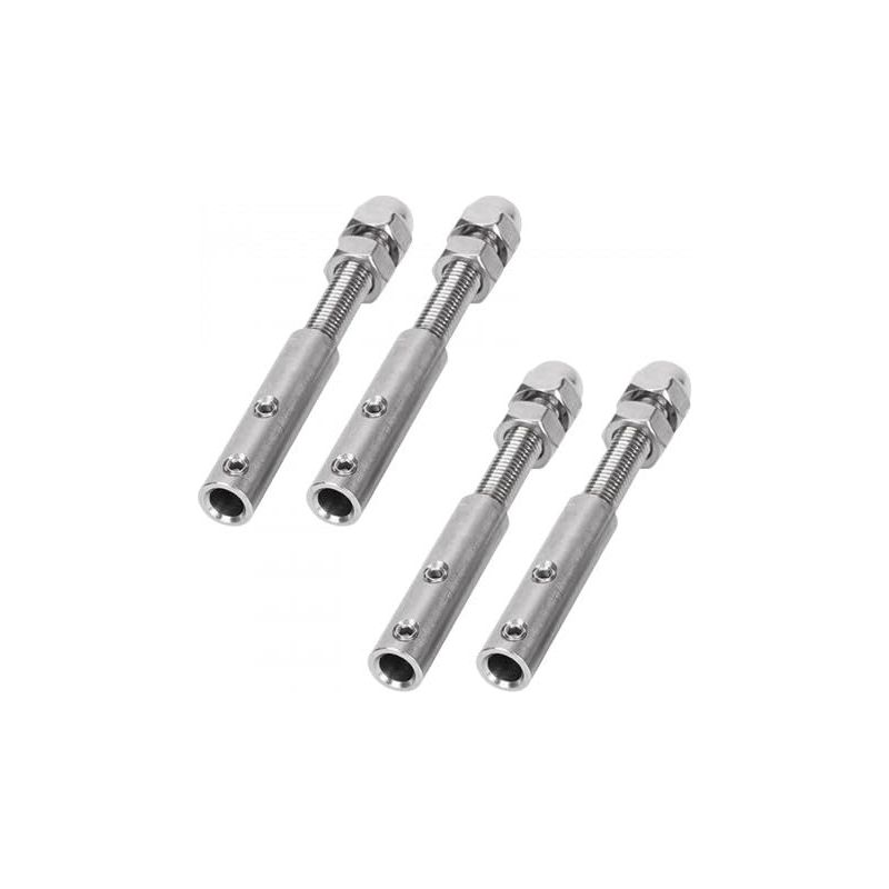Kabelspanner Aus Edelstahl, Metallschraubklemme Für 4-mm-edelstahlseile, Befestigungsschraube Für Drahtseile, Edelstahl, Zur Sicherung