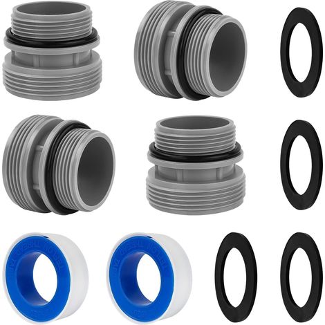 4-teiliger Poolschlauchadapter 4560, Poolpumpenanschluss 40 Mm Auf 1 1/2 Zoll, Poolschlauchverbinder Für Intex- Und Coleman-filteranlagen