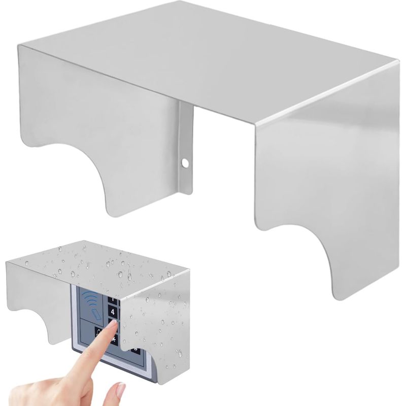 Wasserdichte Edelstahlabdeckung Zum Schutz Von Außenschaltern Und Steckdosen (125 Mm).