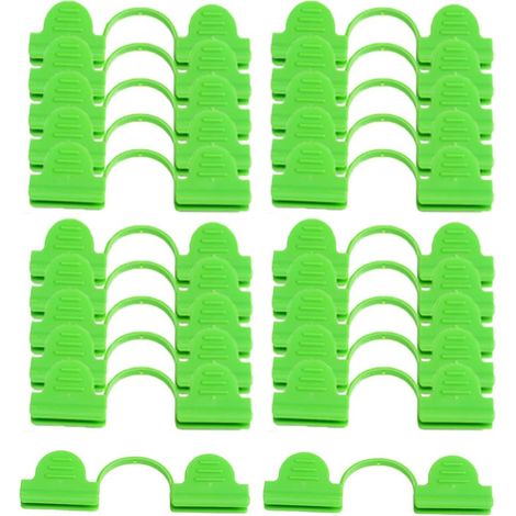 Packung Mit 30 Doppelseitigen 5-mm-kabelbindern, Befestigungsclips Für Pflanzkästen, Bögen, Gartenhäuser, Schattiernetze