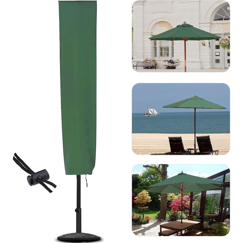 1 Stück Schutzhülle Für Sonnenschirme Im Garten, Passend Für Sonnenschirme Mit 2 Bis 3 M Durchmesser, 153 X 30 X 30 Cm, Wasserdicht, Reißfest, 600d Oxford Pvc-beschichtung Mit Kordelzug