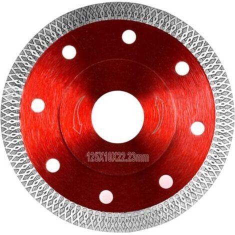 125-mm-diamanttrennscheibe Für Winkelschleifer – Ultrafeiner Trockenschnitt – Verstärkter Flansch – Für Fliesen, Marmor, Granit, Keramik