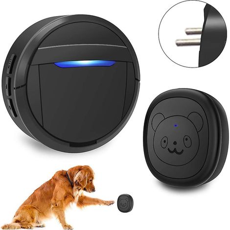 Kabellose Türklingel, Hundeglocke Für Die Stubenreinheitserziehung, Wasserdichte Türklingel (ip55) Mit 55 Melodien, 5 Lautstärkestufen Und Led-blitzlicht...