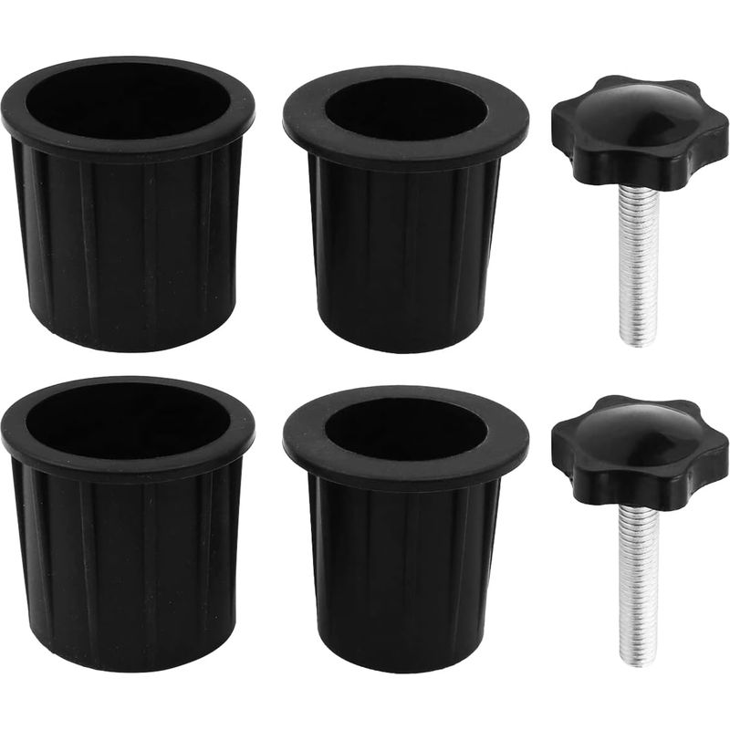 Set Mit 6 Stabilisierungshülsen Für Sonnenschirme, Balkonschirmzubehör, Ersatzteile Für Sonnenschirmständer