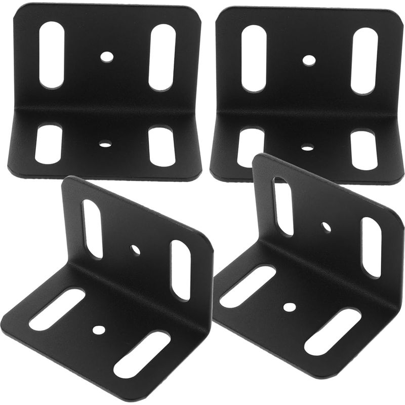 4-teiliges Set Robuster Metallhalterungen Für Briefkastenbefestigung, Metallregalträger, Winkelhalterungen Für Holz Und Möbel