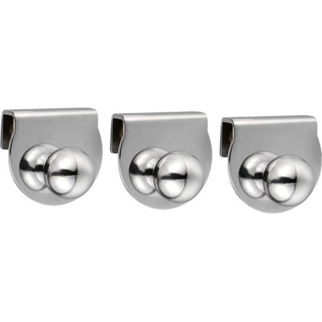 3-teiliges Glastürgriff-set, Kein Bohren Erforderlich, Glänzender Glasgriff Für Küche Und Bad, Schnelle Und Einfache Montage