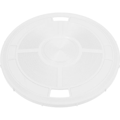 Poolskimmerabdeckung, Schutzabdeckung Gegen Schmutz Und Sicherheitsabdeckung Für Poolskimmer, Einbau-abs, Weiß
