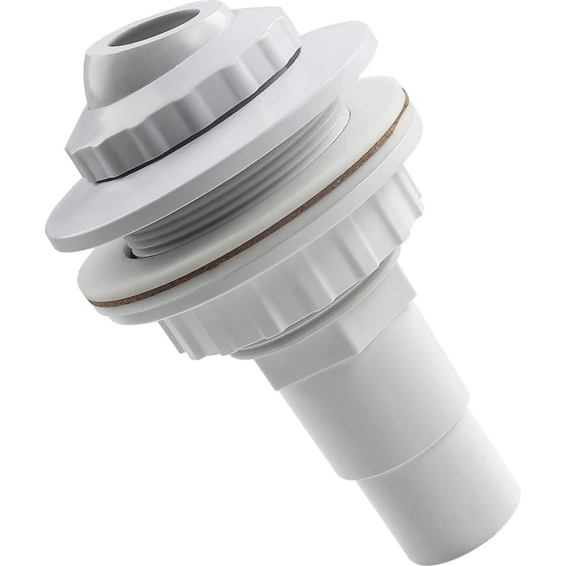 Einlaufdüse Für Schwimmbecken, Einlaufdüse Für Stahlwandschwimmbecken, Schwimmbadsprinkler, 32-mm-/38-mm-schlauchverbinder, Schwimmbadzubehör (weiß)