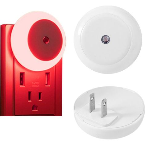 Nachtlicht Mit Sensor Zum Einstecken – Energiesparende Wohnraumbeleuchtung Für Schlafzimmer, Küche, Badezimmer, Treppenhaus Und Flur