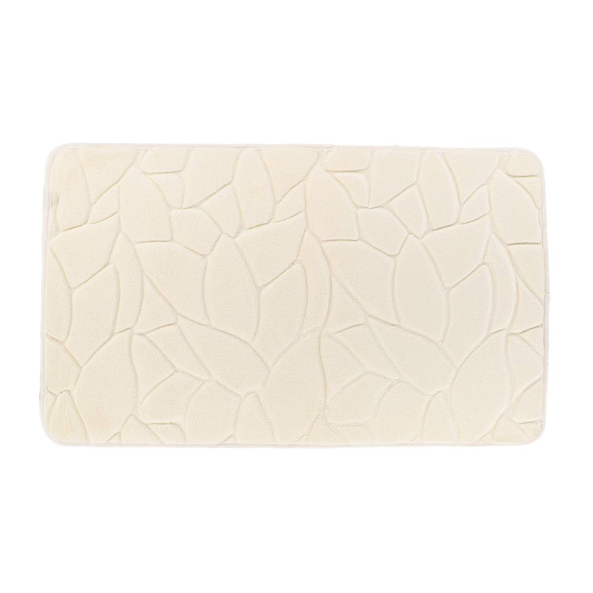 Teppich Mit Blatt-motiv Aus Mikrofaser, 45 X 75 Cm – Botanik - Tendance