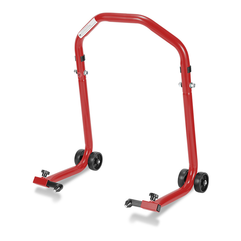 Tolletour Motorradständer Frontheber In U-form, Stahl, Einstellbar 20–28 Cm, Für Wartung, Rot