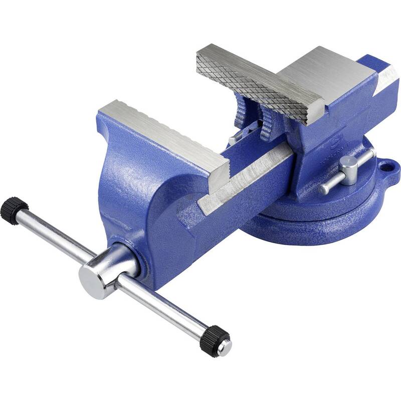 [gebraucht] B-ware Toolcraft Schraubstock Spannstock 125mm Backenbreite 150mm Spannweite 25000n