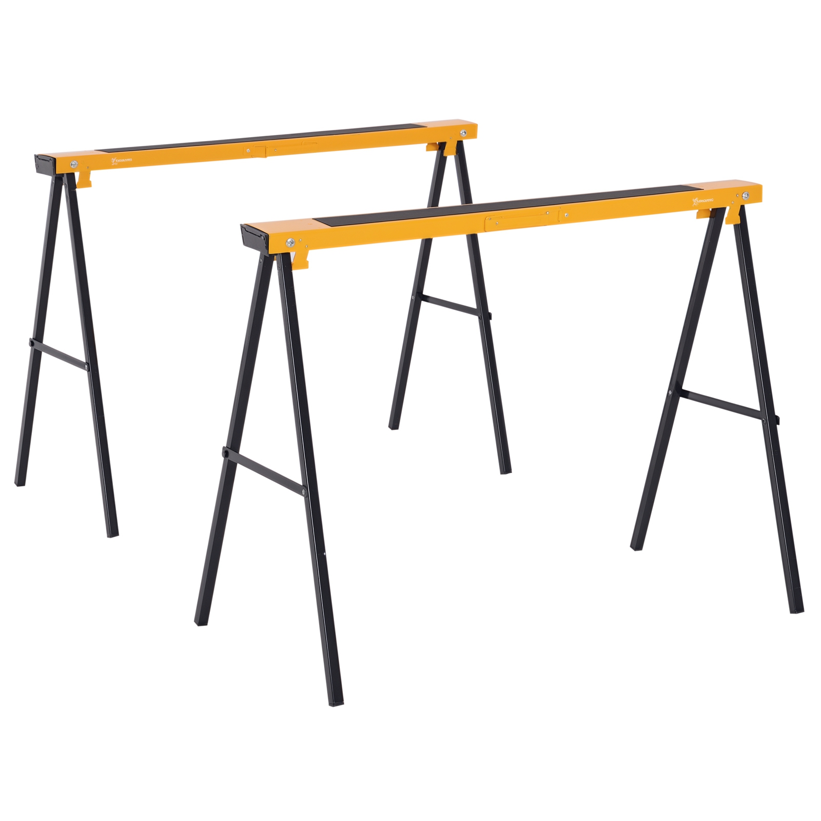 Set Aus 2 Faltbaren Und Tragbaren Arbeitsständern, Rutschfeste Gummiarbeitsfläche, Maximale Traglast 250 Kg