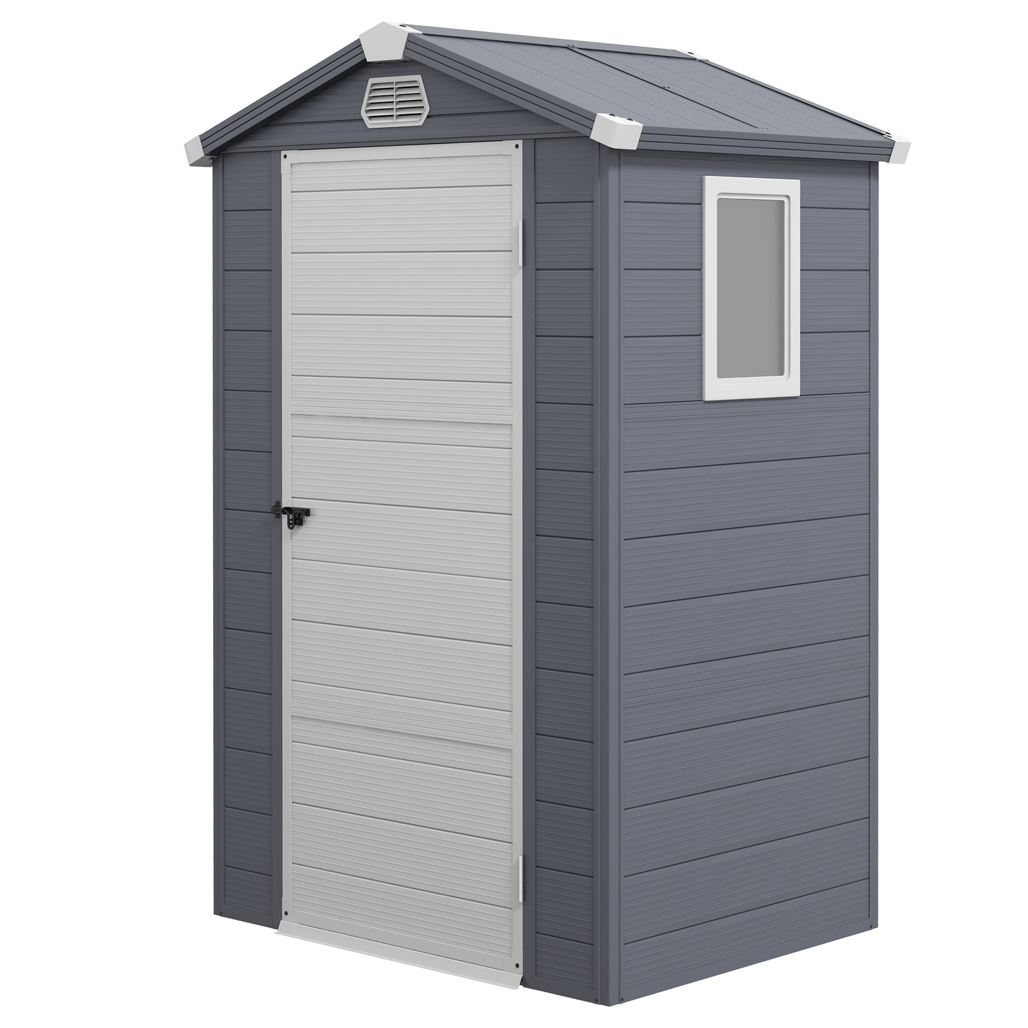 Gartenhaus, 1,1 M², Mit Schrägdach, 133 X 102 X 180/208 Cm