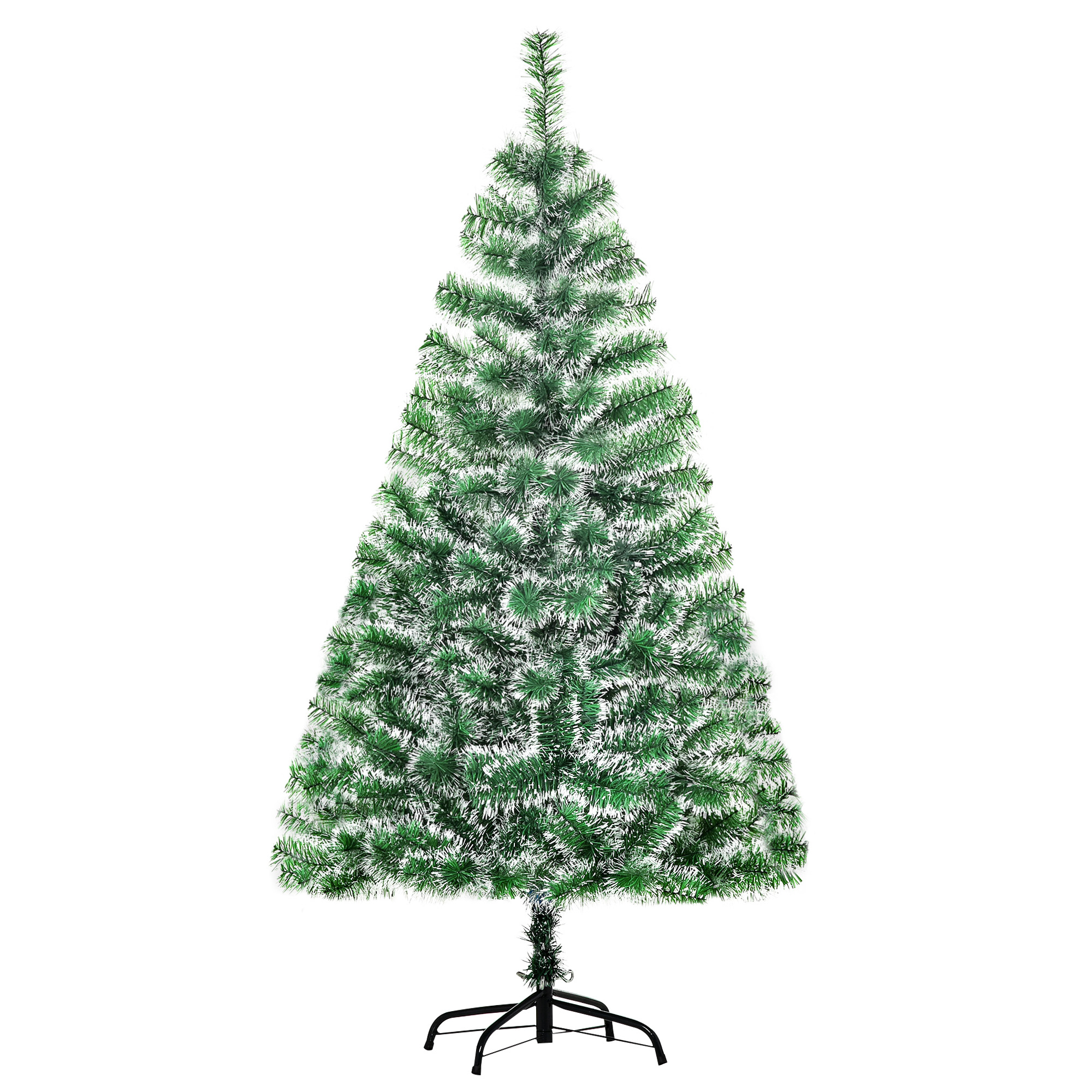 Künstlicher Weihnachtsbaum, 150 Cm Hoch Mit 416 Zweigen, Innendekoration Für Die Weihnachtszeit, Ø 75 X 150 Cm, Grün