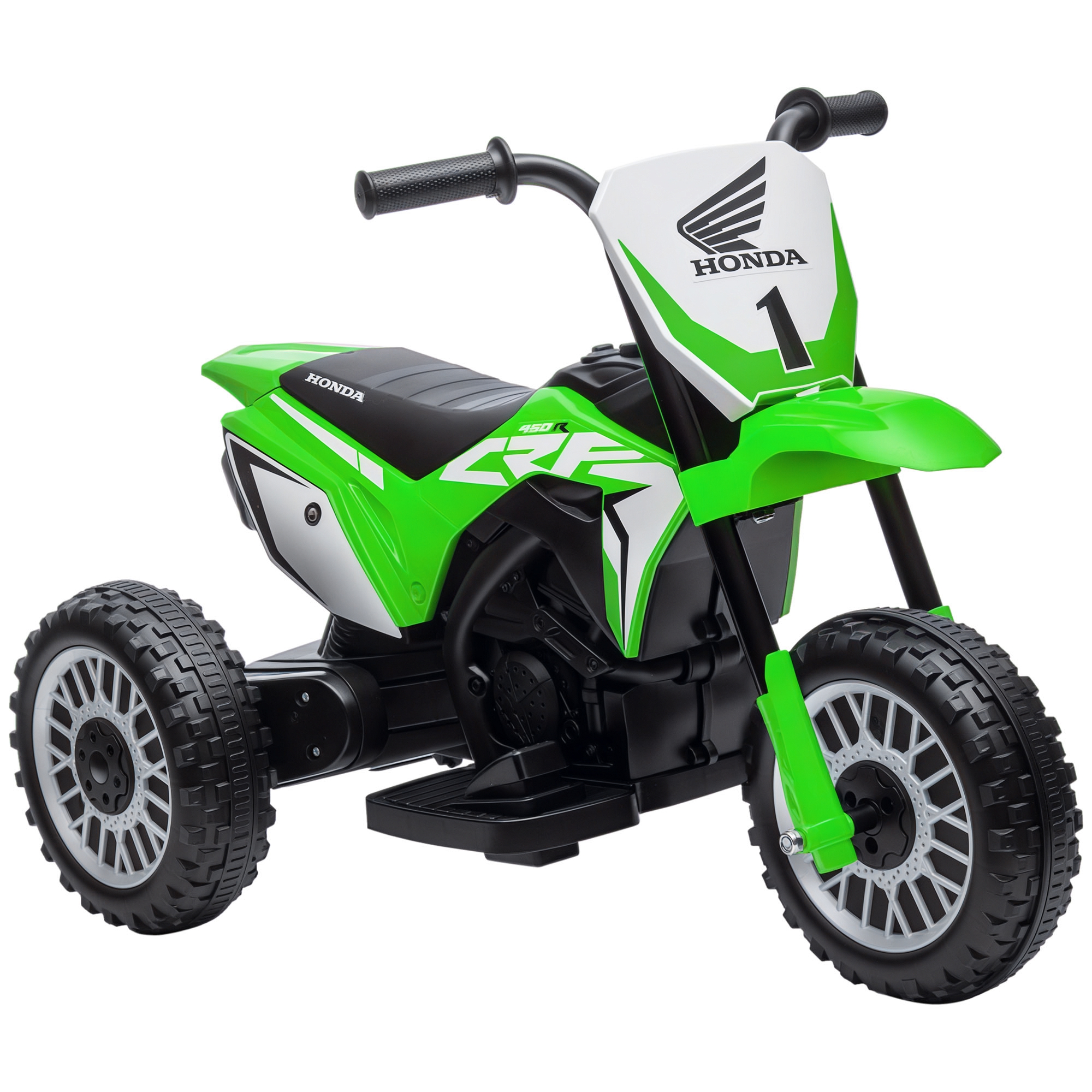 Honda Elektromotorrad Für Kinder, 3 Km/h, Soundeffekte, Für Kinder Von 18 Bis 36 Monaten, Grün