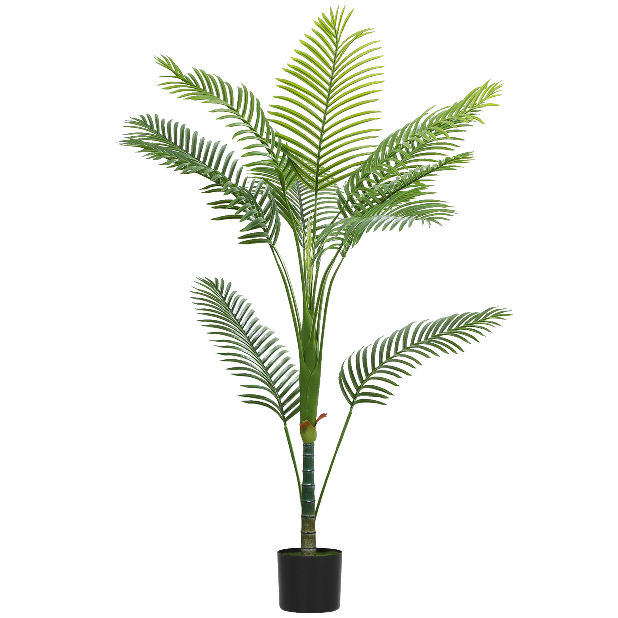 Künstliche Areca-palme Für Den Innenbereich, 150 Cm Hoch, Mit Topf, Dekoration Für Zuhause Und Büro, Grün
