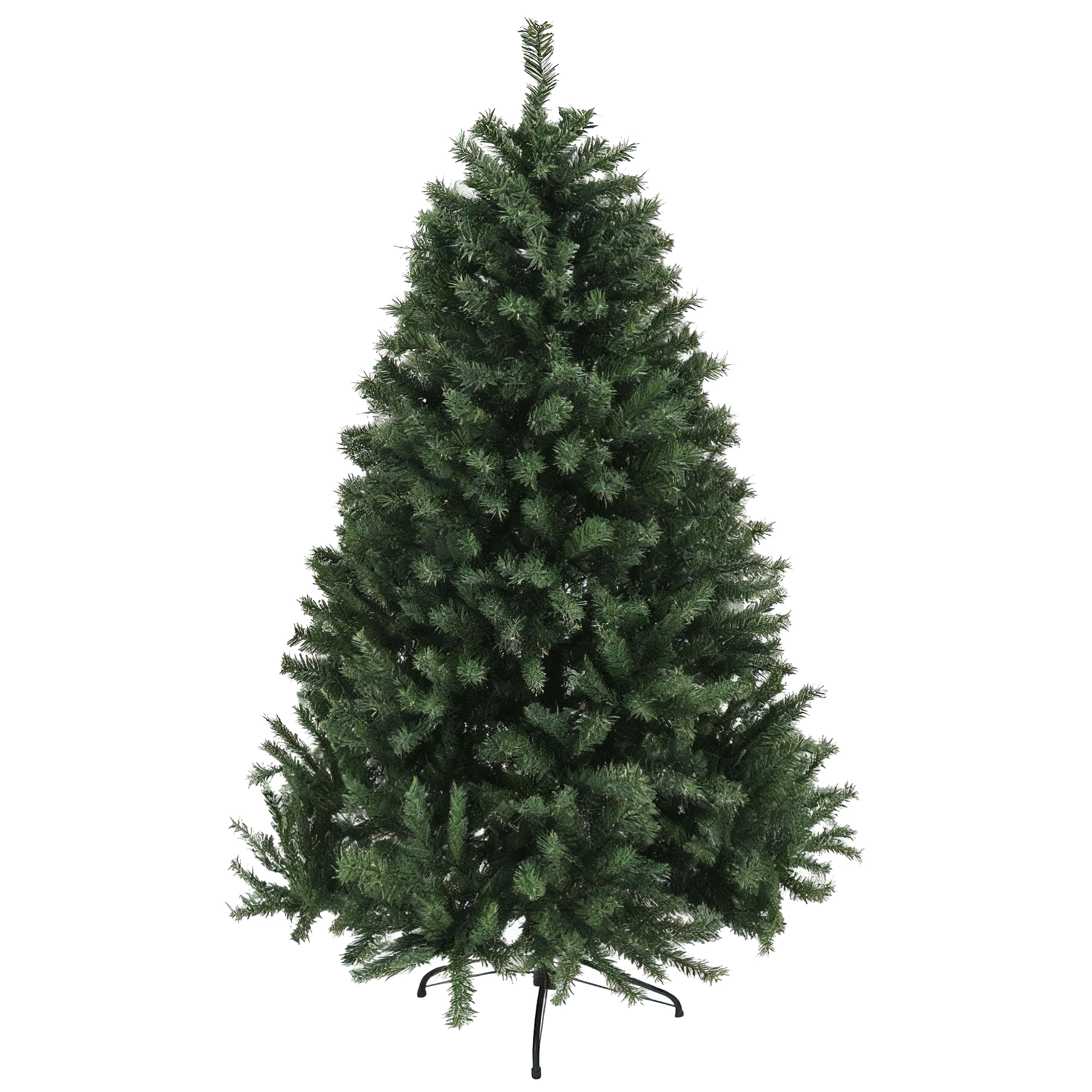 Künstlicher Weihnachtsbaum Ø110 X 180 Cm Mit 1000 Zweigen Aus Stahl Und Grünem Kunststoff