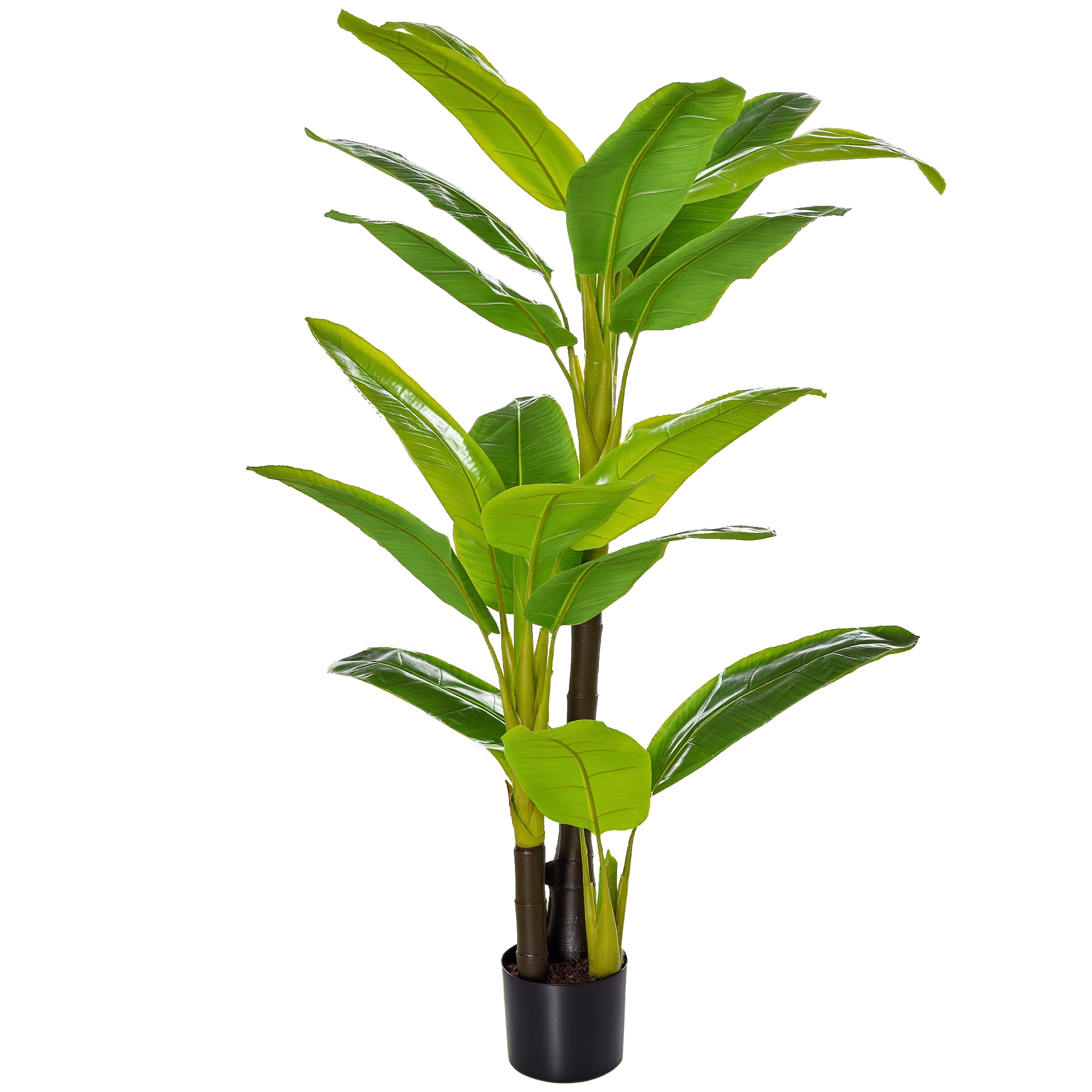 Künstlicher Bananenbaum Im 150-cm-topf, Für Den Innen- Und Außenbereich