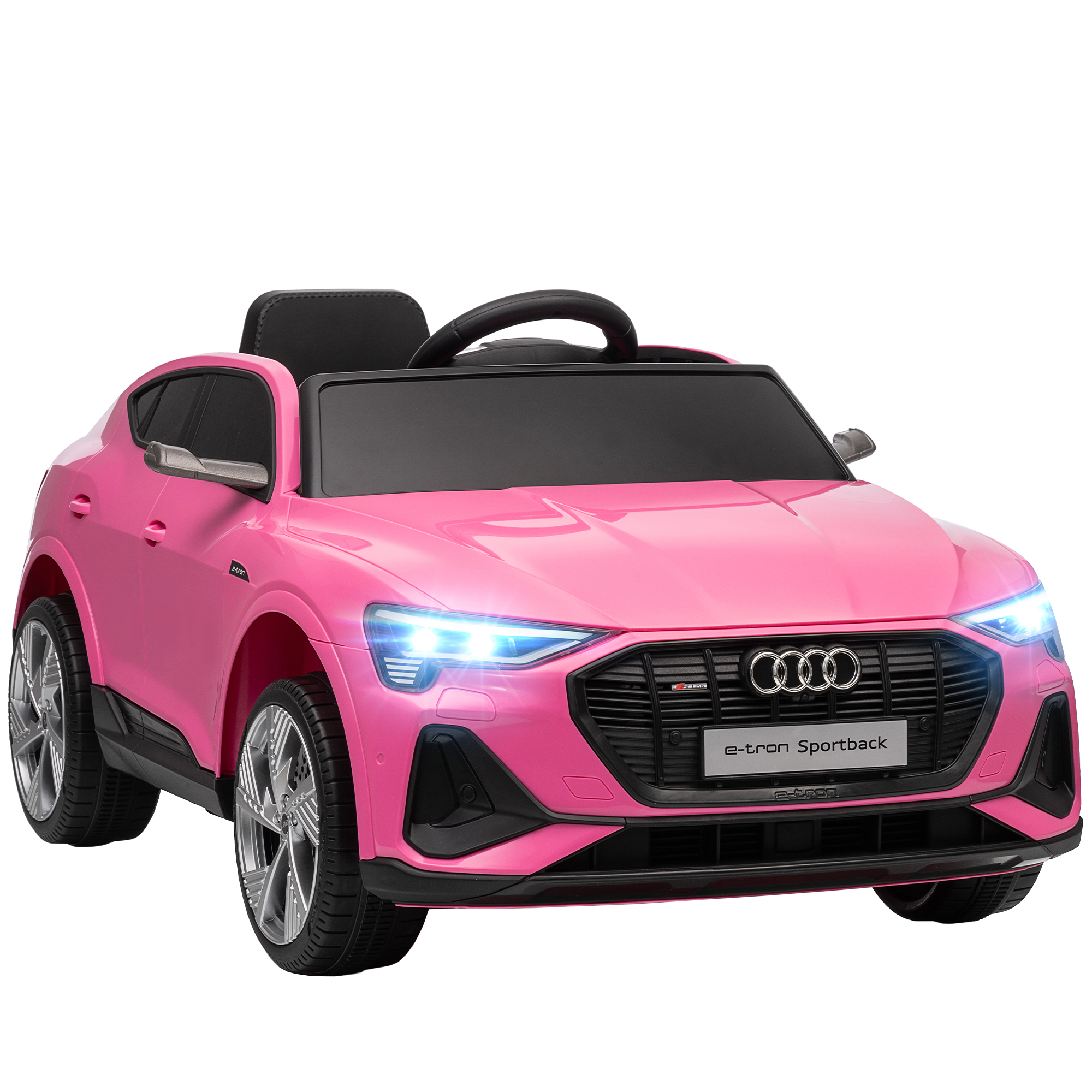 12v Audi E-tron Elektro-kinderauto Mit Fernbedienung Und Sicherheitsgurt, Für Kinder Von 3 Bis 5 Jahren
