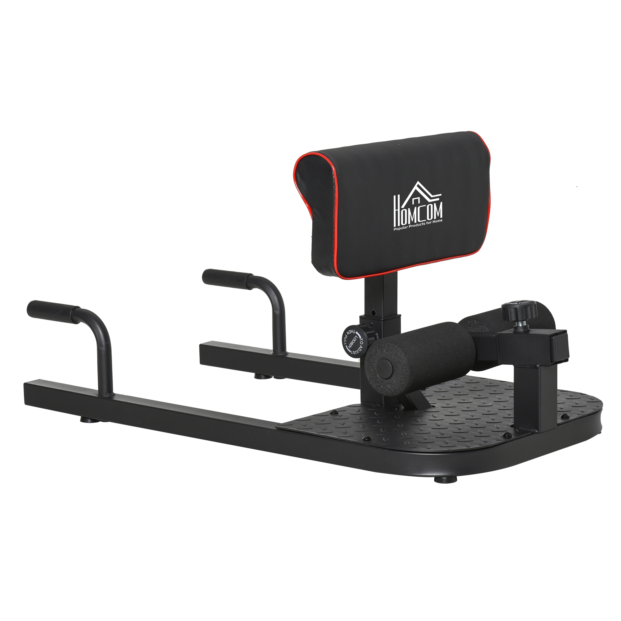 3-in-1 Bauchmuskeltrainer, Multifunktionales Squat-board, Schwarz