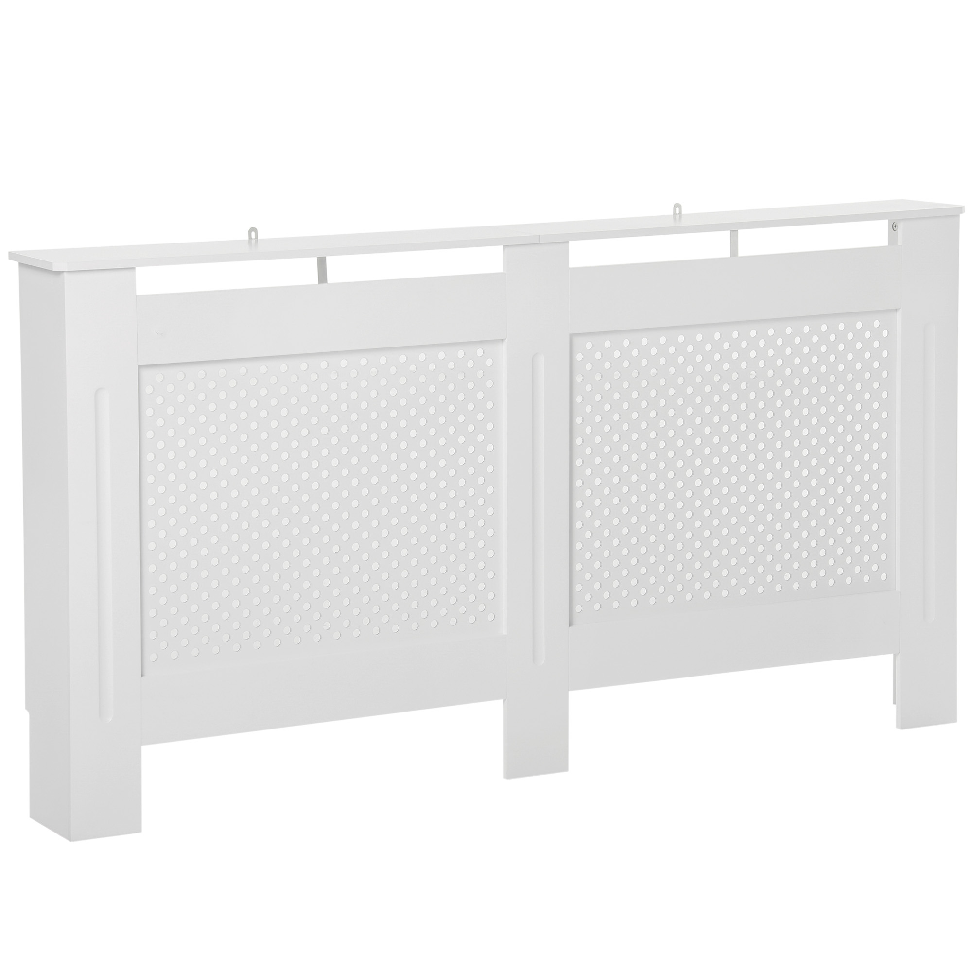 Moderne Heizkörperverkleidung Aus Mdf Mit Ablagefläche Und Kippsicherung, Ideal Für Zuhause Und Büro, 151,5 X 82 X 19 Cm, Weiß.