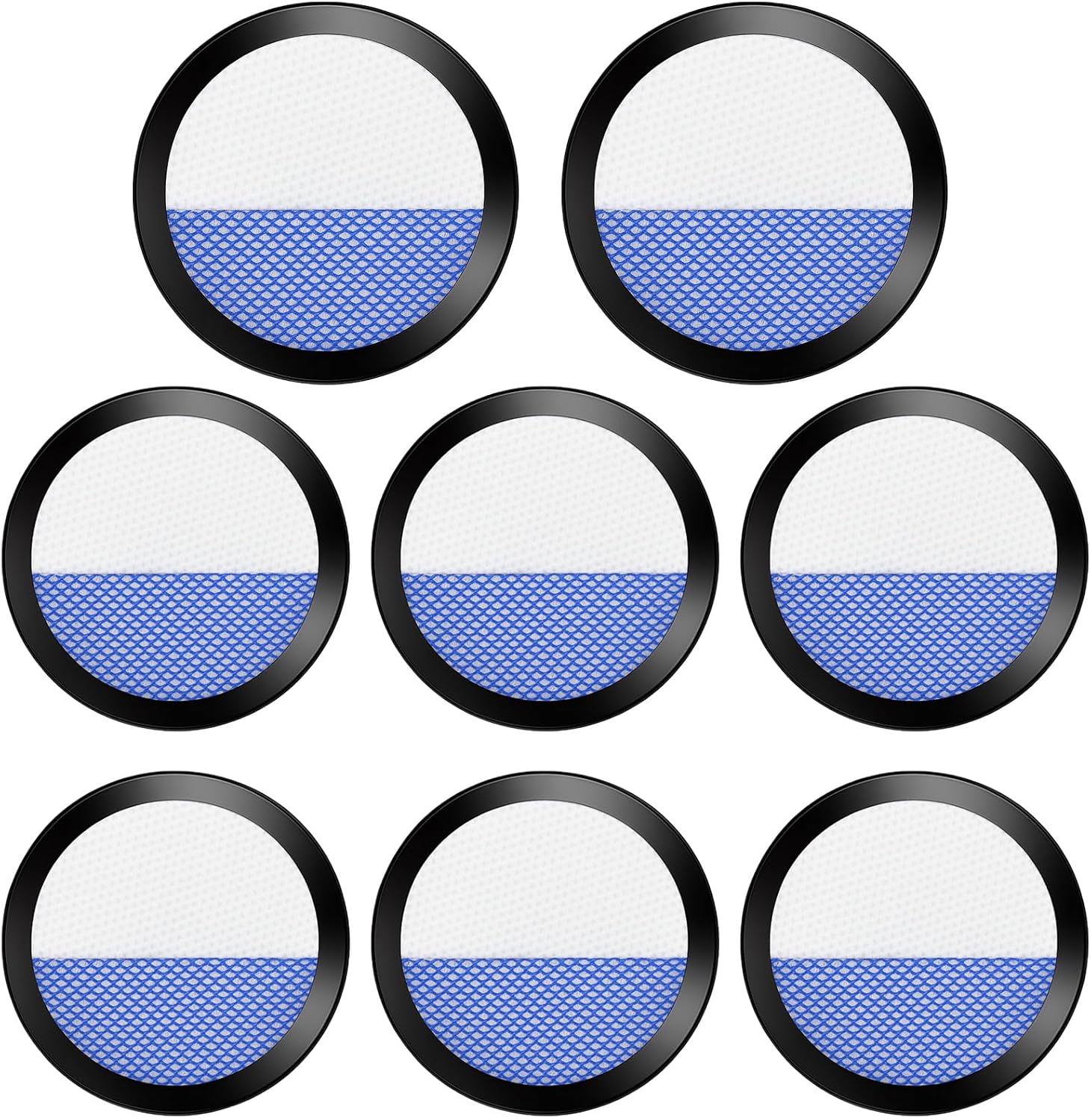 Ersatzfilter, Kompatibel Mit Eureka Rapidclean Pro Stick Nec180, Nec280tl, Nec380, Nec480, Nec185, Nec186, Nec190, 8 Stück.