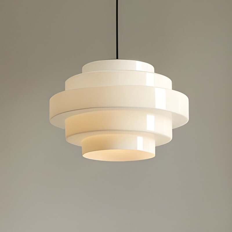 [gebraucht] B-ware Filo Hängeleuchte Pendelleuchte Lampe Weiß Glas Ø 28 Cm 1-flammig Metall