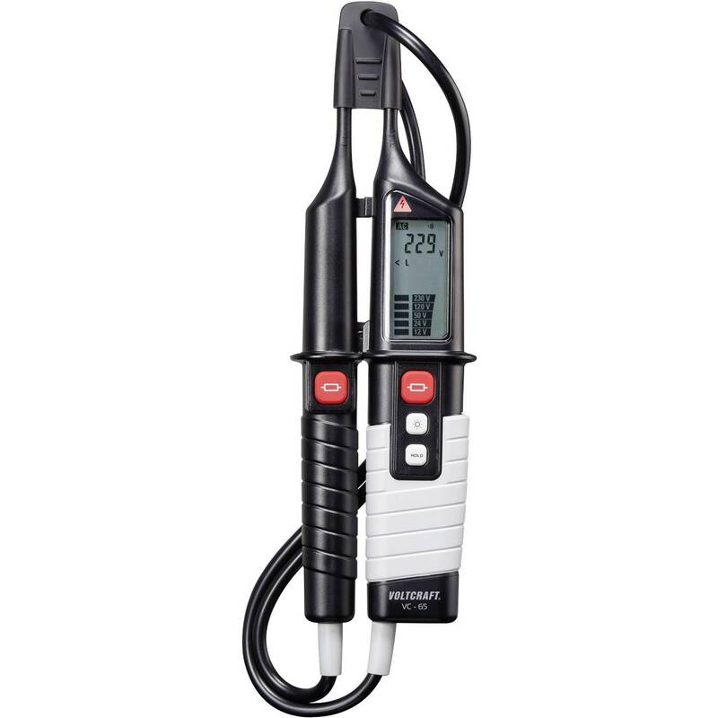 [gebraucht] B-ware Voltcraft Vc 65 Zweipol.spg-prüfer 12-1000v Ac/dc Ip64 Mit Durchgangsprüfung