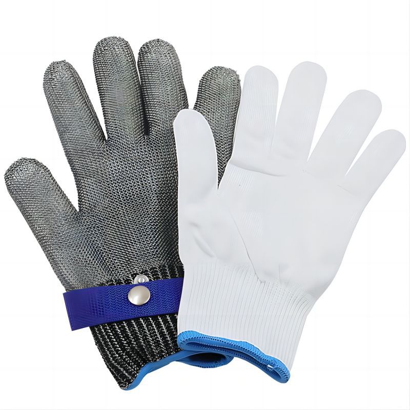 Schnittfester Handschuh Stufe 9, Ein Schnittfester Handschuh, Größe L Schnittfester Metzgerhandschuh, Edelstahlhandschuhe, Schnittschutz Für Den Alltag